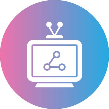 tv simge vektör çizim