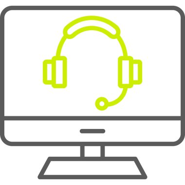 Bilgisayar. Web simgesi basit illüstrasyon