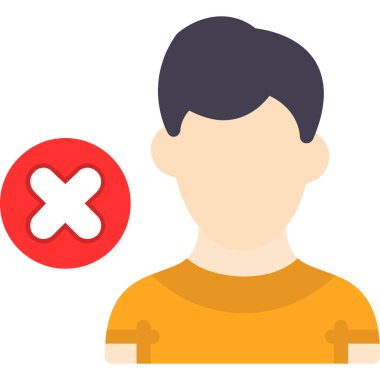 düz dizayndaki kullanıcı simgesini sil