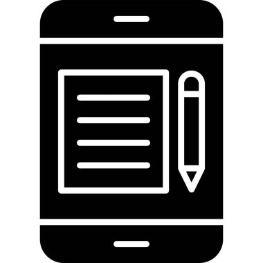 Pano vektör simgesi olan telefon