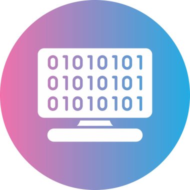 Veri. Web simgesi basit illüstrasyon