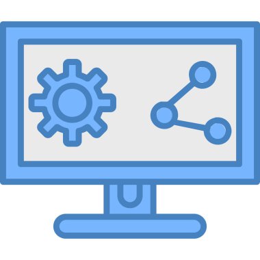 Web simgesi vektör illüstrasyonu