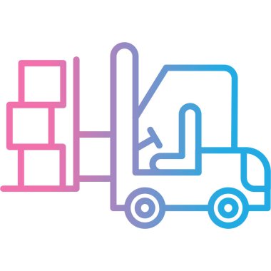 teslim kargo kamyon simgesi