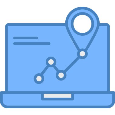 analiz haritası pazarlama simgesi