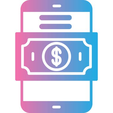 Dolar simgesi vektör illüstrasyonu