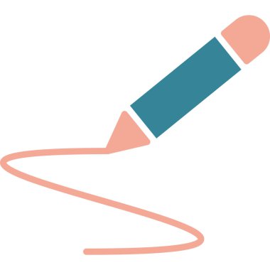 Kişisel ve ticari kullanım için kalem vektörü simgesi simgesi vektör çizimi..