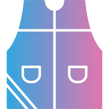 Sırt çantası simgesinin vektör çizimi