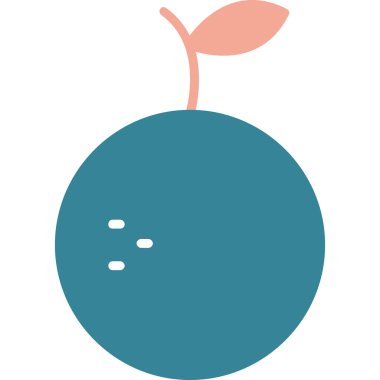 Meyve. Web simgesi basit illüstrasyon