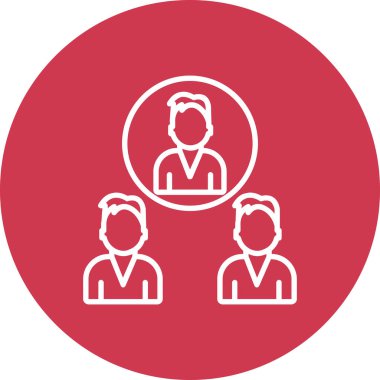 İnsan simgesinin vektör illüstrasyonu