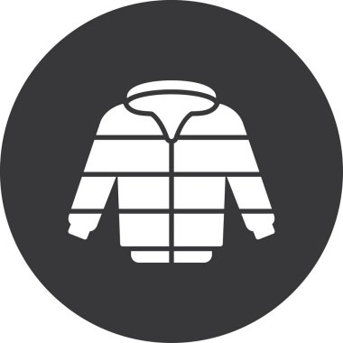 kış ceket kutsal kişilerin resmi, vektör çizim