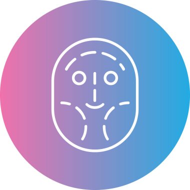 emoji simgesinin vektör illüstrasyonu