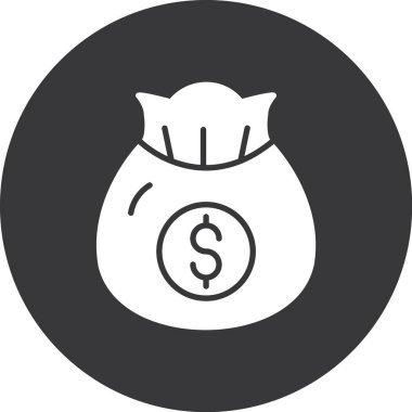 Dolar. Web simgesi basit tasarım