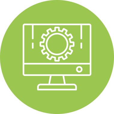 seo modern simgesinin vektör illüstrasyonu