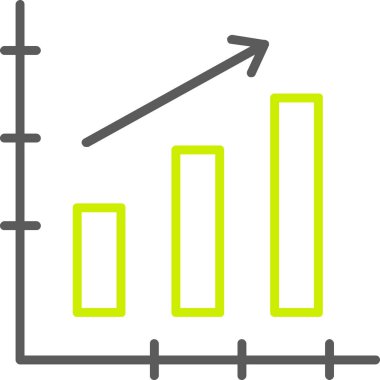 grafik çizelgesi vektör simgesi düzenlenebilir