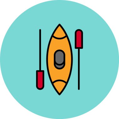 Tekne. Web simgesi basit illüstrasyon