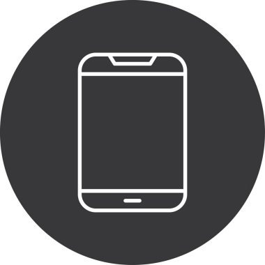 Akıllı telefon. Web simgesi basit illüstrasyon