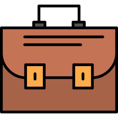 Çanta. Web simgesi basit tasarım