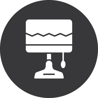 dondurma ikonu vektör illüstrasyonu