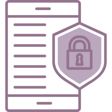 Belge. Web simgesi basit illüstrasyon