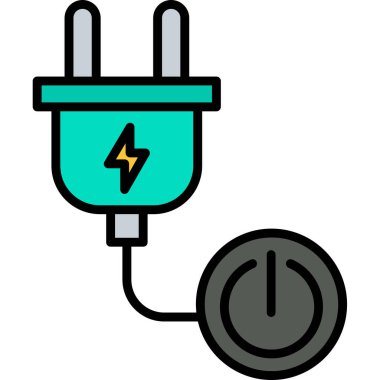 pil simgesi, vektör illüstrasyonu