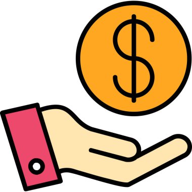 madeni para dolar simgesi