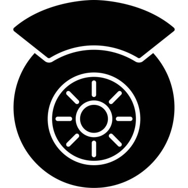 Pusula. Web simgesi basit tasarım