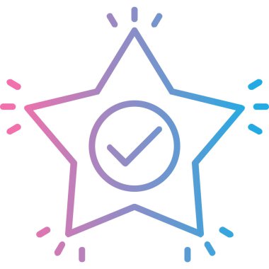 Yıldız. Web simgesi basit tasarım