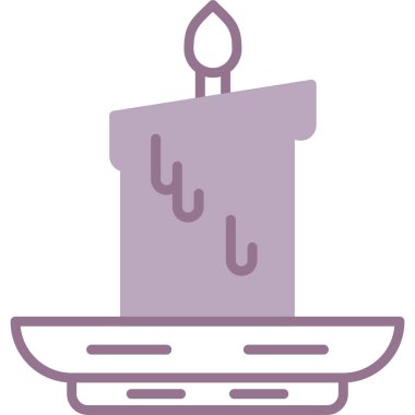 Mum simgesi vektör illüstrasyonu