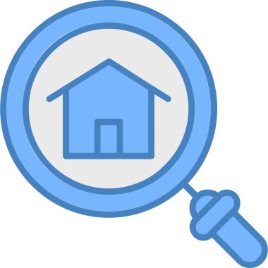 Arama simgesi vektör illüstrasyonu