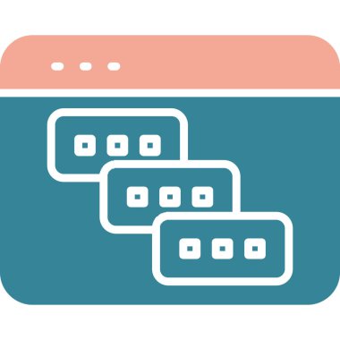 seo modern simgesinin vektör illüstrasyonu