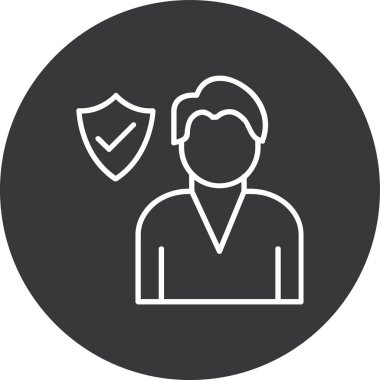 Moda Biçimli Avatar Simgesi İzole Arkaplan