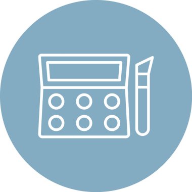 hesap makinesi simgesi vektör illüstrasyonu