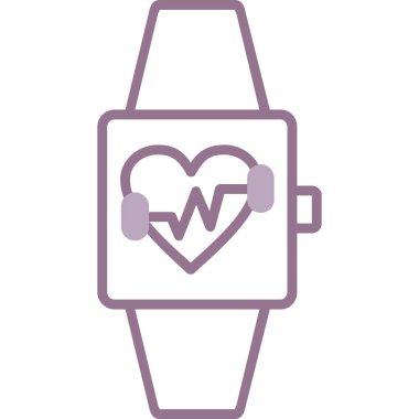 akıllı saat simge vektör illüstrasyonu