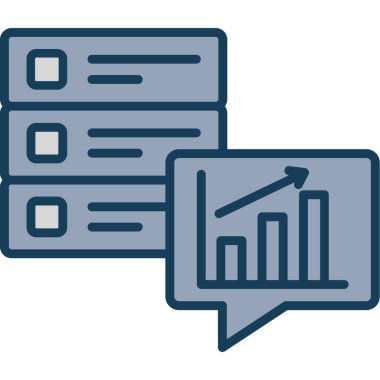 analitik simge vektör illüstrasyonu