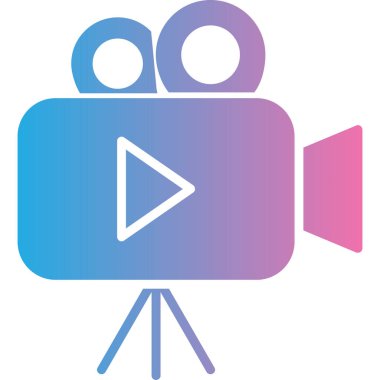 Kamera. Web simgesi basit illüstrasyon