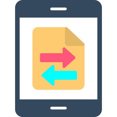 cep telefonu simgesi. vektör illüstrasyonu