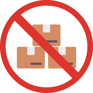 Kutu simgesi yok. vektör illüstrasyonu