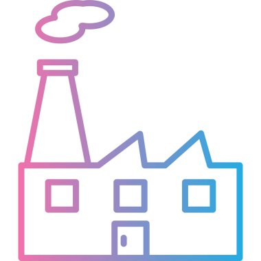 Bir ev simgesinin vektör illüstrasyonu