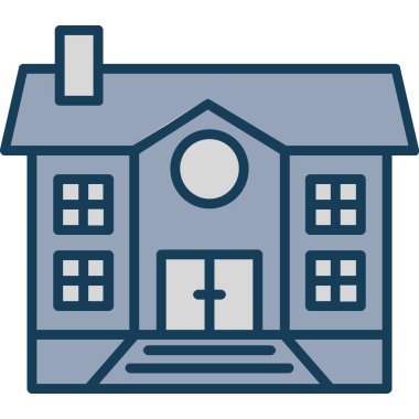 ev simgesi vektör illüstrasyonu