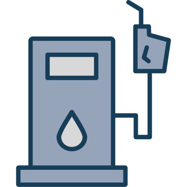 Pompa. Web simgesi basit illüstrasyon