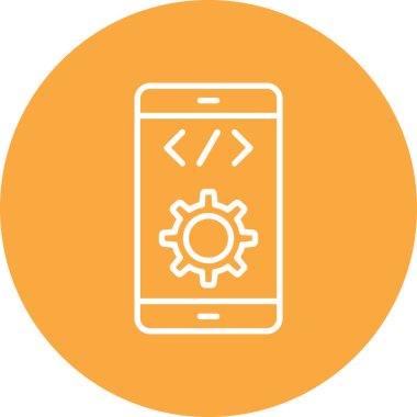 Simge, vektör illüstrasyonu ayarlanıyor