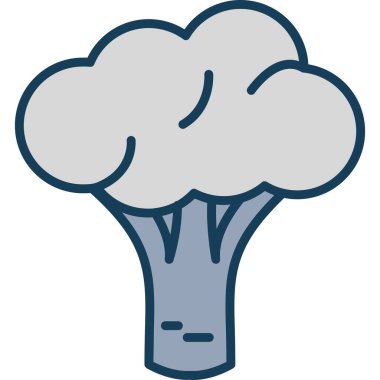 Bulut. Web simgesi basit illüstrasyon