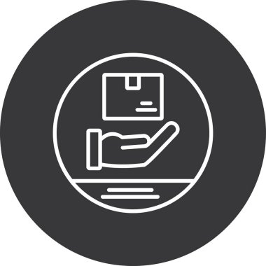 Modern b 'nin vektör illüstrasyonunda belgenin eksik simgesi