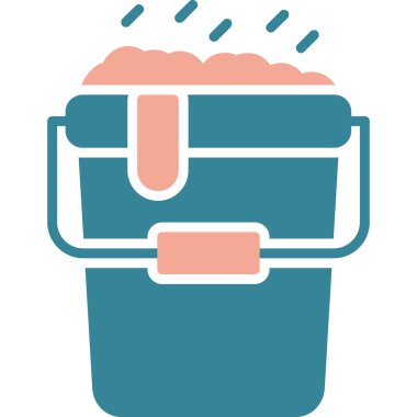 Kova. Web simgesi basit illüstrasyon