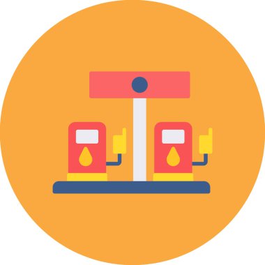 Fabrika simgesi vektör illüstrasyonu