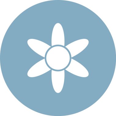 çiçek simgesi vektör illüstrasyonu