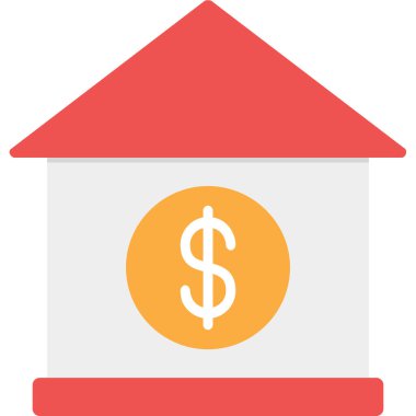 Dolar vektör renk simgesi