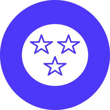 Reyting. Web simgesi basit illüstrasyon