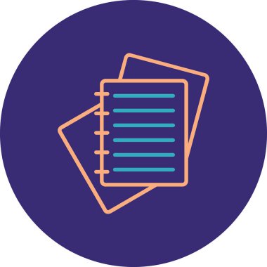 Vektör belgesi Simge illüstrasyonu