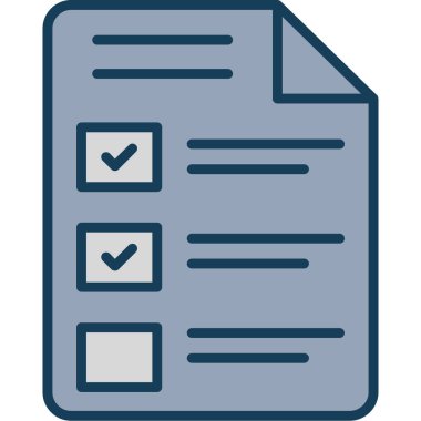 Liste web sayfası simgesi - taslak biçimi